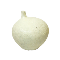 Wazon Butla Owal betonowy rustykalny XL Kremowy